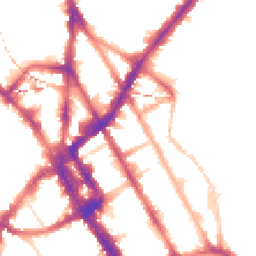 Night-time road noise heatmap for NW1 0EH