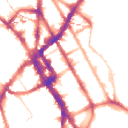 Night-time road noise heatmap for NW1 0HR
