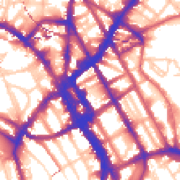 Daytime road noise heatmap for NW1 0HT