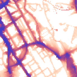 Daytime road noise heatmap for NW1 0PB