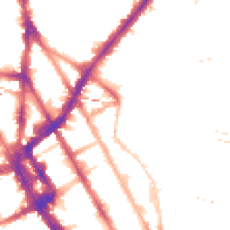 Night-time road noise heatmap for NW1 0RA