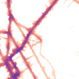 Night-time road noise heatmap for NW1 0RD