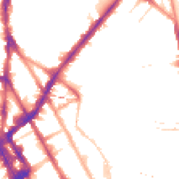 Night-time road noise heatmap for NW1 0RG