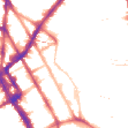 Night-time road noise heatmap for NW1 0XB