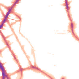 Night-time road noise heatmap for NW1 0XJ