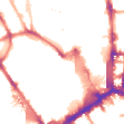 Night-time road noise heatmap for NW1 1HA