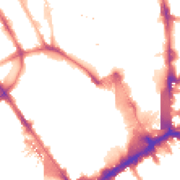Night-time road noise heatmap for NW1 1HD