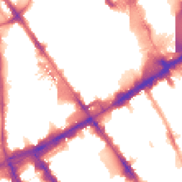 Night-time road noise heatmap for NW1 1LJ