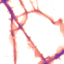 Night-time road noise heatmap for NW1 1PT