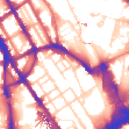Daytime road noise heatmap for NW1 1RL