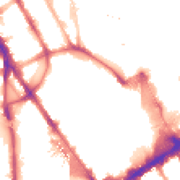 Night-time road noise heatmap for NW1 1RS