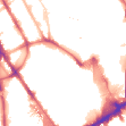 Night-time road noise heatmap for NW1 1RW