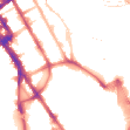 Night-time road noise heatmap for NW1 1TU