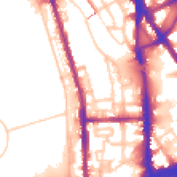 Daytime road noise heatmap for NW1 4BG