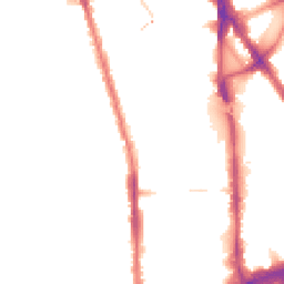 Night-time road noise heatmap for NW1 4BG