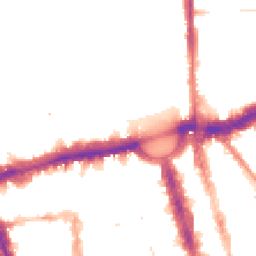 Night-time road noise heatmap for NW1 4LJ