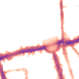 Night-time road noise heatmap for NW1 4PJ