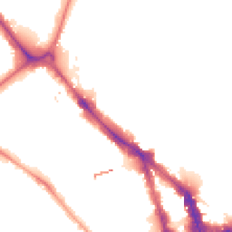 Night-time road noise heatmap for NW1 4RH