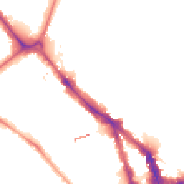 Night-time road noise heatmap for NW1 4RH