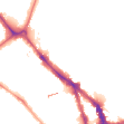 Night-time road noise heatmap for NW1 4RJ