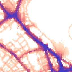 Daytime road noise heatmap for NW1 4RP