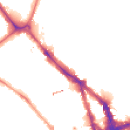 Night-time road noise heatmap for NW1 4RP