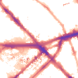 Night-time road noise heatmap for NW1 5BY