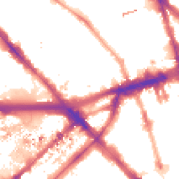 Night-time road noise heatmap for NW1 5DA