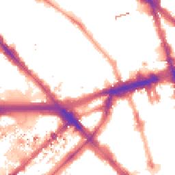 Night-time road noise heatmap for NW1 5DB