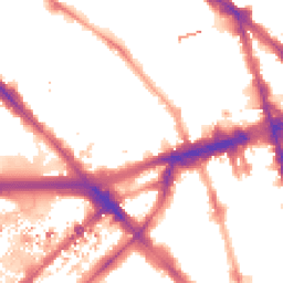 Night-time road noise heatmap for NW1 5NX