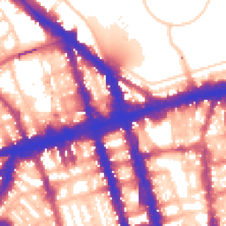 Daytime road noise heatmap for NW1 5PG