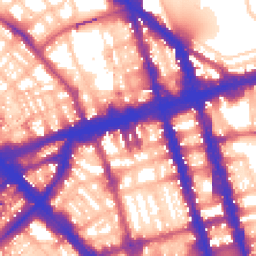 Daytime road noise heatmap for NW1 5QD