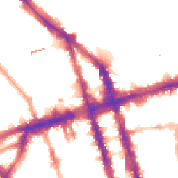Night-time road noise heatmap for NW1 6AH