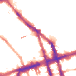 Night-time road noise heatmap for NW1 6BU