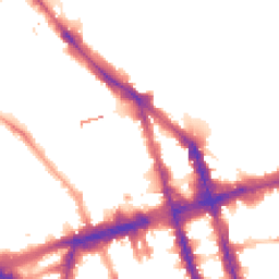 Night-time road noise heatmap for NW1 6BY