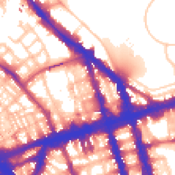 Daytime road noise heatmap for NW1 6ES