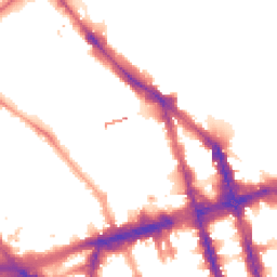 Night-time road noise heatmap for NW1 6EX
