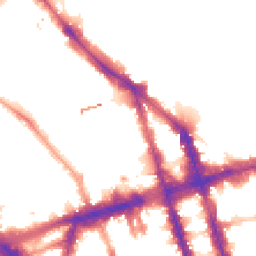 Night-time road noise heatmap for NW1 6HS