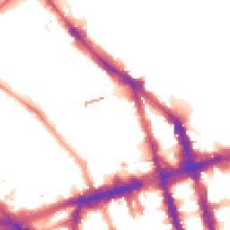 Night-time road noise heatmap for NW1 6NE