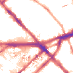 Night-time road noise heatmap for NW1 6RJ