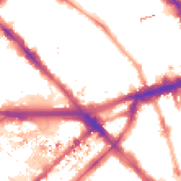 Night-time road noise heatmap for NW1 6RU