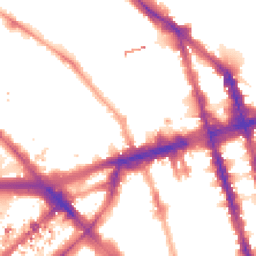 Night-time road noise heatmap for NW1 6TT