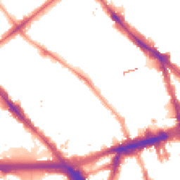 Night-time road noise heatmap for NW1 6UP