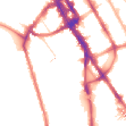 Night-time road noise heatmap for NW1 7RR
