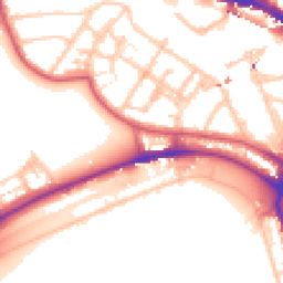 Daytime road noise heatmap for NW1 7SU