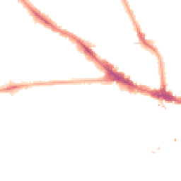 Night-time road noise heatmap for NW1 8BD