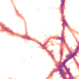Night-time road noise heatmap for NW1 8BF