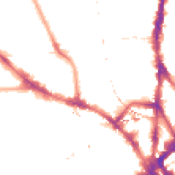 Night-time road noise heatmap for NW1 8DU