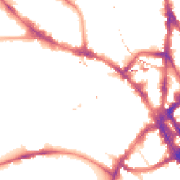 Night-time road noise heatmap for NW1 8HB