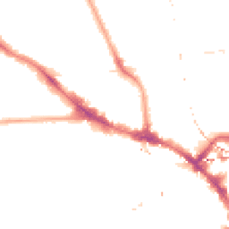 Night-time road noise heatmap for NW1 8HJ